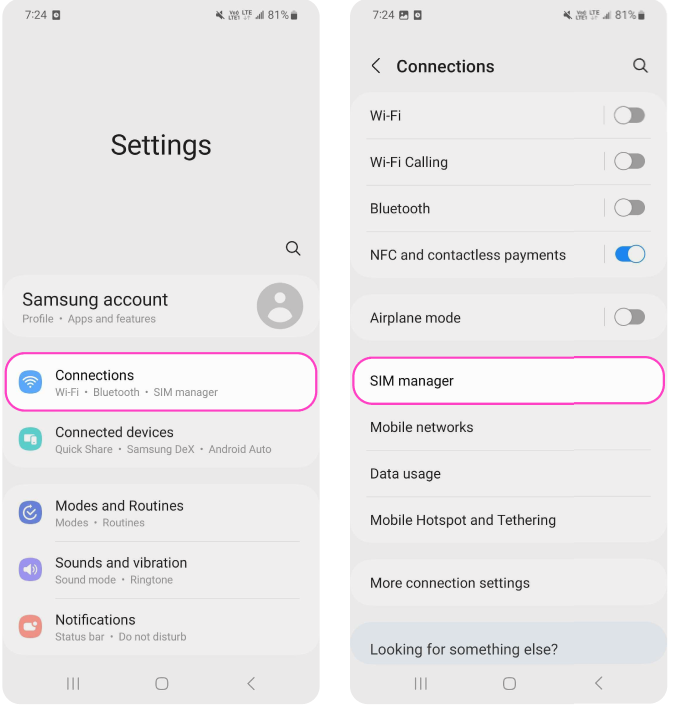 Si ta aktivizoni pakon tuaj të internetit në Samsung/Android?